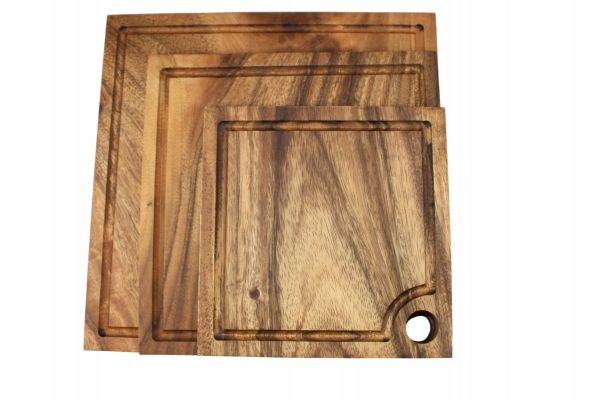 Wooden Board 30cm Square W/Groove