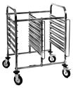 Trolley Gastronorm Pans 6 X 1/1 Gn Pans
