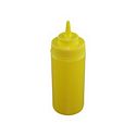 Sauce Bottle Wide Mouth 480ml Yellow