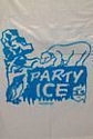 Bags Poly "Party Ice 3.5kg" Printed Blue