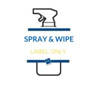 Label Only 750ml Spray & Wipe