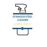 Label Only 750ml Stainless Steel Cleane