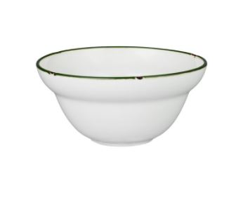 Bowl Tin Tin White/Green 15cm