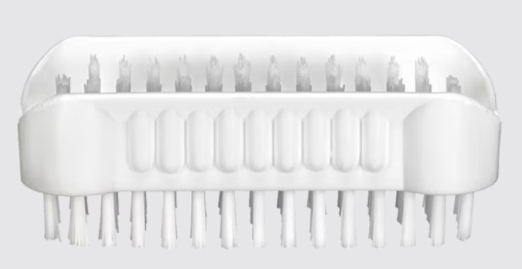 Brush Nail Double Sided White