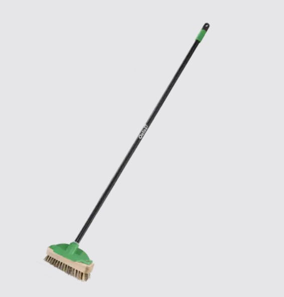 Brush Deck Scrub & Handle Pwd/Ctd Hdle