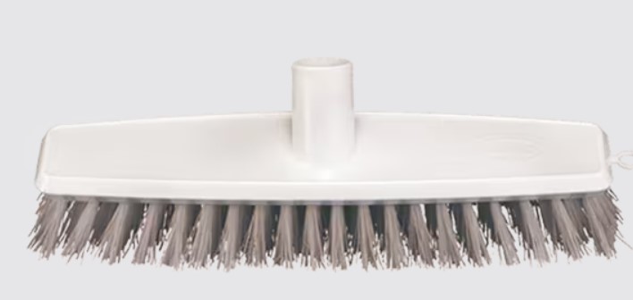 Broom Scrub Stiff Poly 30cm Wht B-12426