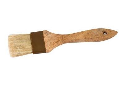 Brush Pastry 50mm 2" Natural W/Pl Band