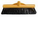 Broom 350mm Med/Stiff Poly Yellow B-1213