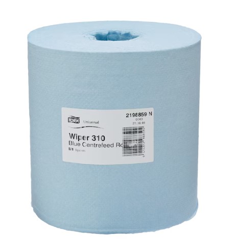 Centrewipes Blue 1 Ply 280m X 21 Cm 700w