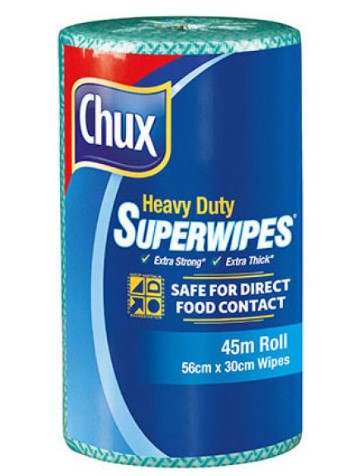 Chux 9305 Hd Blue Perf.Rolls 30cmx45m