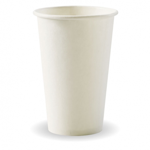 Cup Biopak Single Wall 12oz White (80)