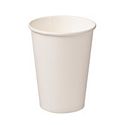 Cup White Paper Hot 12oz Single Wall