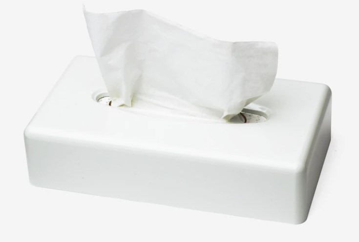 Dispenser Facial Tissue Tork White