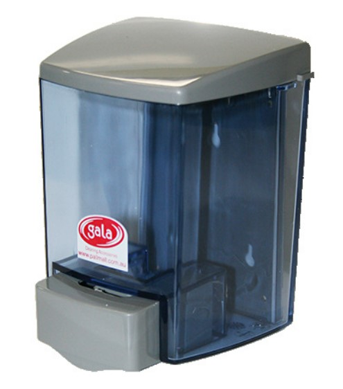 Dispenser Soap Clearvu 1.3lt Smoke/White