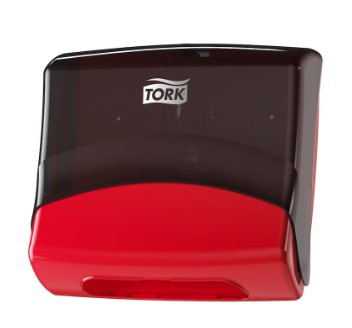 Dispenser For Tork Wipers Black/Red