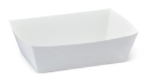 Food Tray Detpak 90x55mm White #1 Xsmall