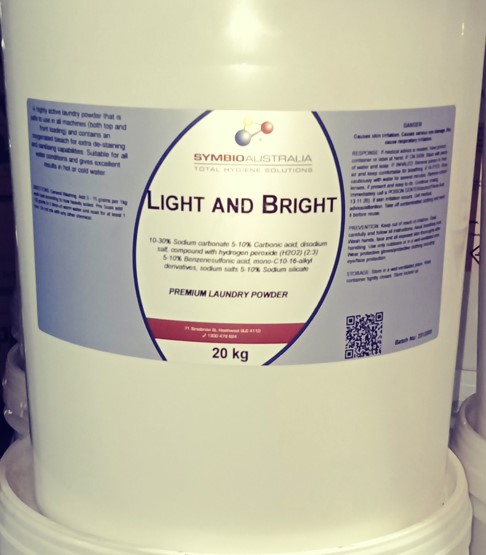 Gem 20kg Laundry Powder   Light & Brite