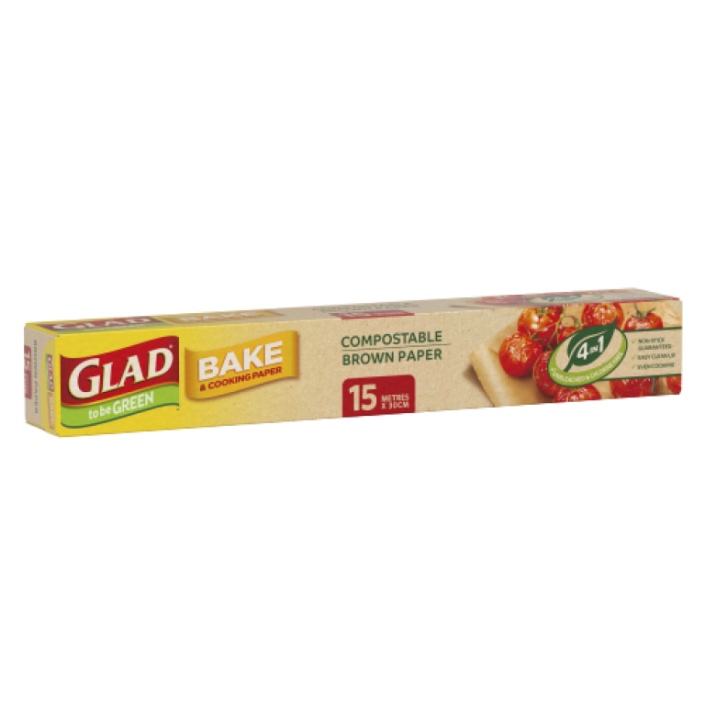 Glad Bake 30cmx120m Compostable Glad To
