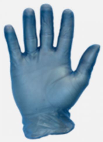 Gloves Vinyl Cleanhands Small(100)Blue