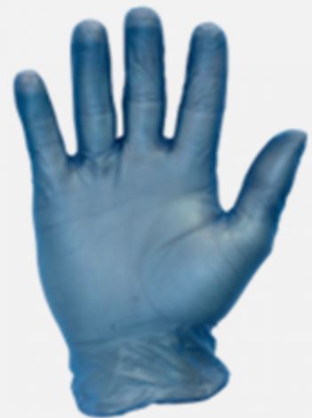 Gloves Vinyl Cleanhands X-Large(100)Blue