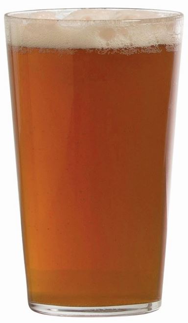 Glass Conique 568 Ml Pint Nucleated
