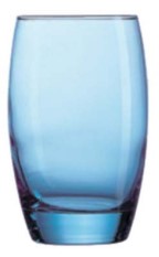Glass Salto Hiball 350ml Blue