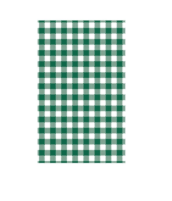 Greaseproof Ream Green Gingham 190x310mm