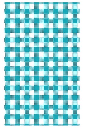 Greaseproof Ream Teal Gingham 190x310mm