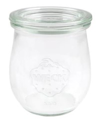 Jar Glass Weck W/Lid 220m 70x80mm