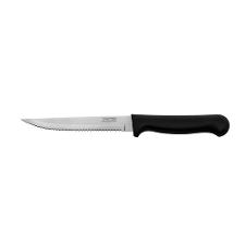 Knife Steak S/S Black Handle (12) Point