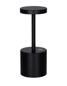 Lamp Tble Charlotte Cordless Blk  200mm