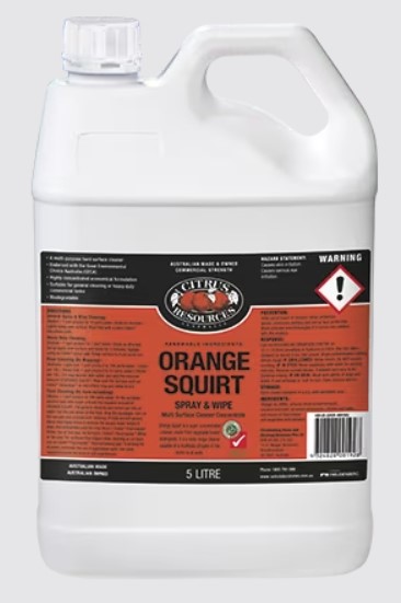 Orange Squirt 5 Litre Citrus Cleaner