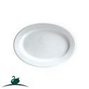 Plate Bistro Oval 285mm White