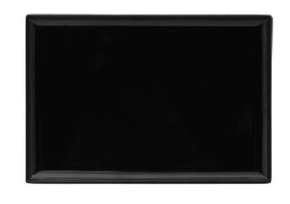 Platter Melamine Rect Black 300x200mm