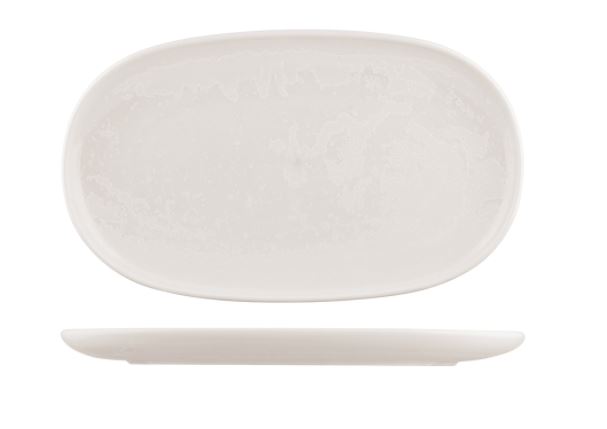 Plate Moda Snow Oval 355x215