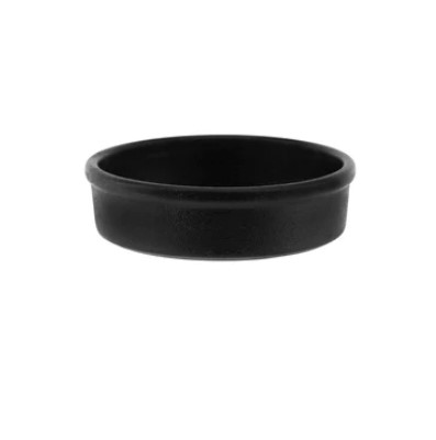 Dish Round Tapas Black 120x30mm