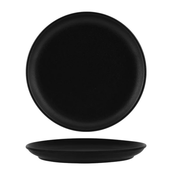 Plate Tablekraft Black Round Coupe 270mm