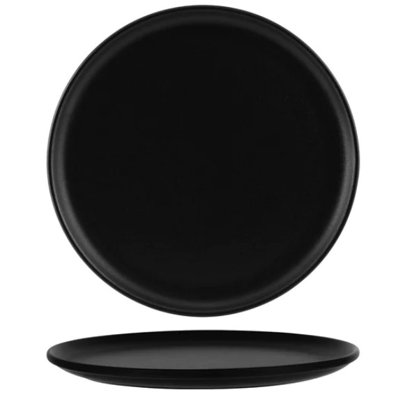 Plate Tablekraft Black Round Coupe 330mm