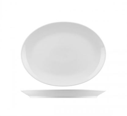 Plate Oval 250mm Macquarie White
