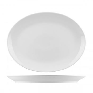 Plate Oval 290mm Macquarie White