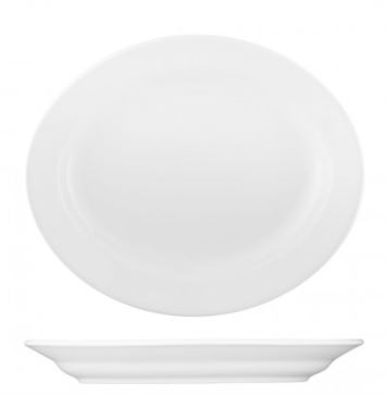 Plate White Oval Ultimate Standard 340mm