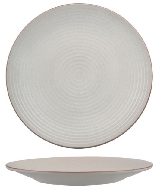 Plate Zume Mineral Ribbed 310mm