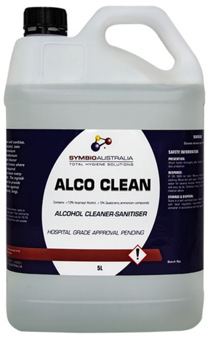 Sanitiser Alco Clean Cleaner 5 Litre