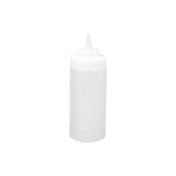 Sauce Bottle Wide Mouth 480ml Clear