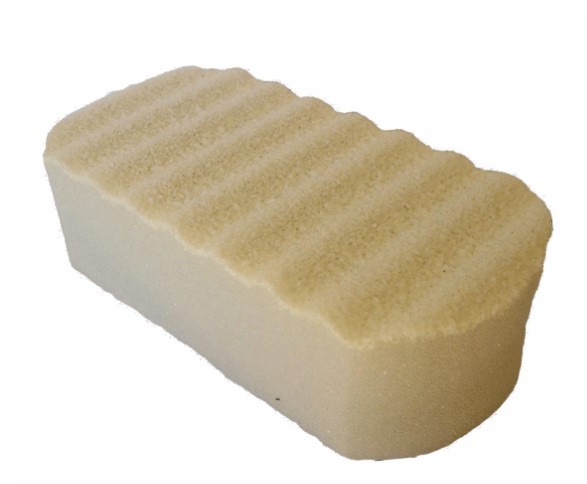 Scourer/Sponge Fibre Free White