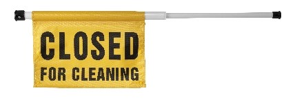 Sign Spr/Load"Closed For Cleaning" Ja004