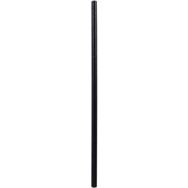 Straw Paper-Eco Cocktail 135mm Black