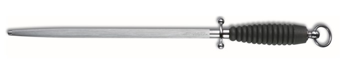 Steel Victorinox 30cm Round Black- Fine
