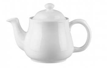 Teapot 1090ml Savoy White Large With Lid