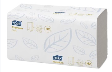 Towels Slimline Premium Soft Blue Leaf